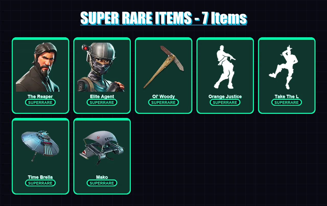 [PC/PSN] | The Reaper | Elite Agent | Carbide | Dark Voyager | Gear Specialist Maya | 20 skin | 18 pickaxe | 21 emote | 22 glider | Lv323