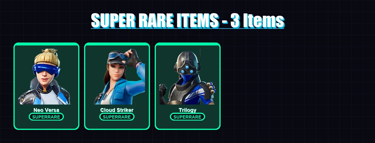 [PS4/PS5/XBOX/PC] | Neo Versa | Cloud Striker | Trilogy | Gear Specialist Maya | Agent Peely | 5 skin | 4 pickaxe | 3 emote | 4 glider | Lv32
