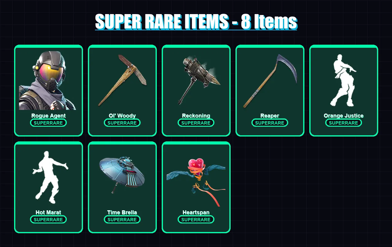 [PC/XBOX] | Rogue Agent | Rox | Ruin | Mizuki | Omega | 176 skin | 177 pickaxe | 153 emote | 163 glider | Lv2934 — Fortnite account