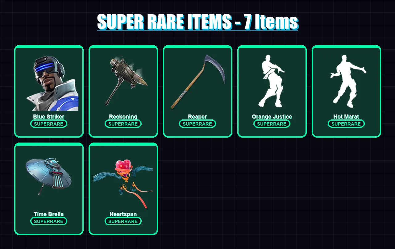 [PS4/PS5/PC] | Blue Striker | Zenith | Midas | Ragnarok | The Prisoner | 162 skin | 158 pickaxe | 124 emote | 133 glider | Lv1749