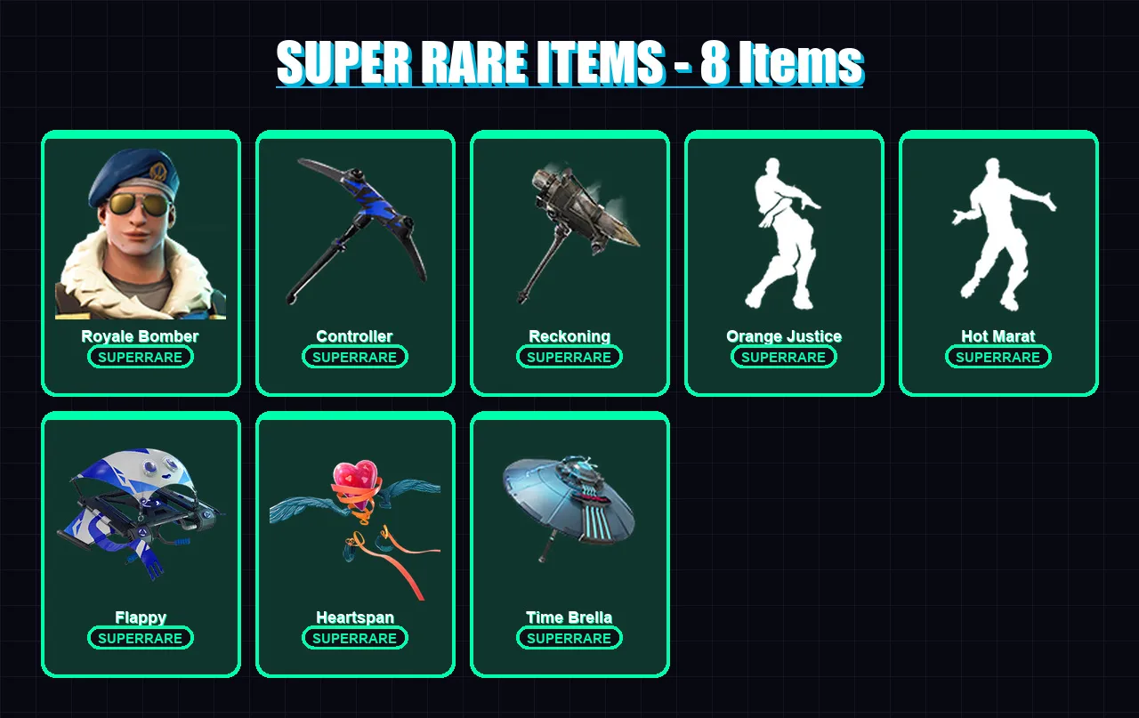 [PC/XBOX/PSN] | Royale Bomber | Midas | Fade | Rox | Eternal Knight | 103 skin | 174 pickaxe | 134 emote | 156 glider | Lv2869