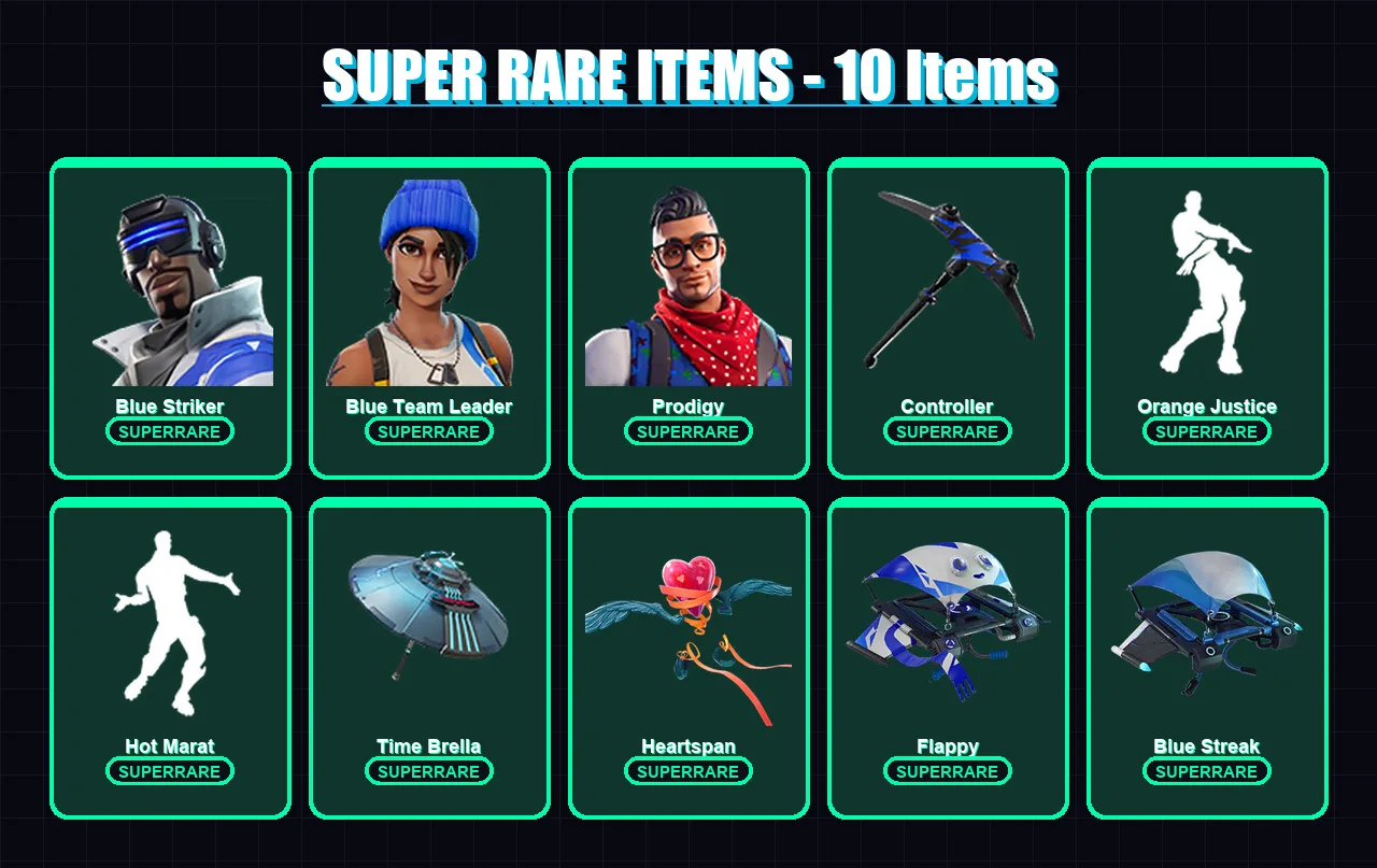 [PS4/PS5/XBOX/PC] | Blue Striker | Blue Team Leader | Prodigy | Blackheart | The Ice King | 41 skin | 40 pickaxe | 62 emote | 56 glider | Lv928 — Fortnite account
