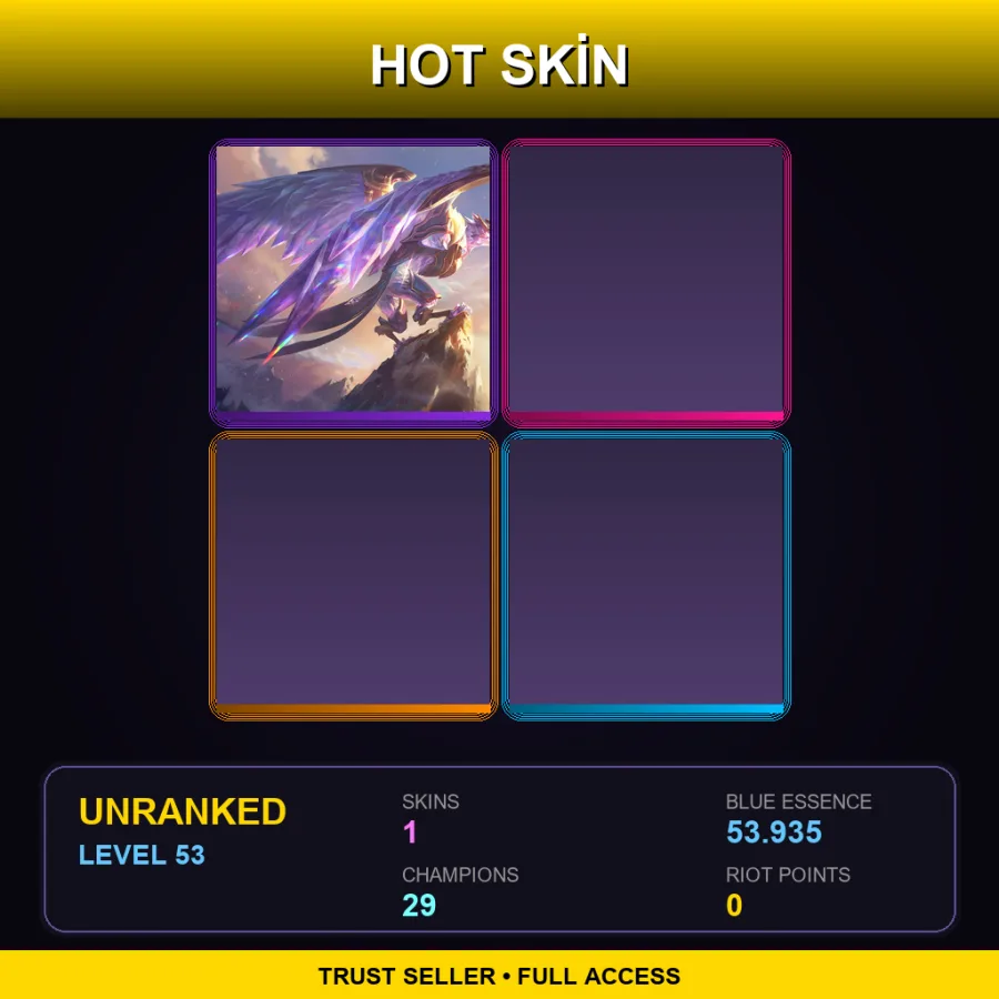 EUNE | Lv53 | Unranked | 1 Skin | 29 Champ