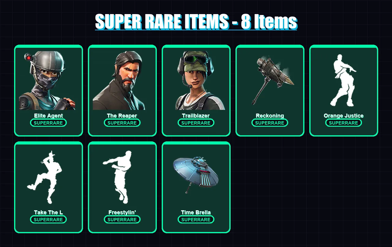 [PC/XBOX/PSN] | Elite Agent | The Reaper | Trailblazer | Dark Voyager | Valor | 64 skin | 52 pickaxe | 61 emote | 56 glider | Lv874