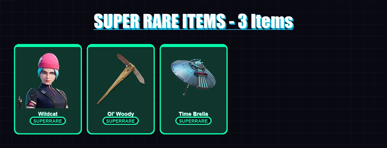 [PC/XBOX/PSN] | Wildcat | The Foundation | The Origin | Valeria | Raz | 112 skin | 108 pickaxe | 79 emote | 93 glider | Lv1249