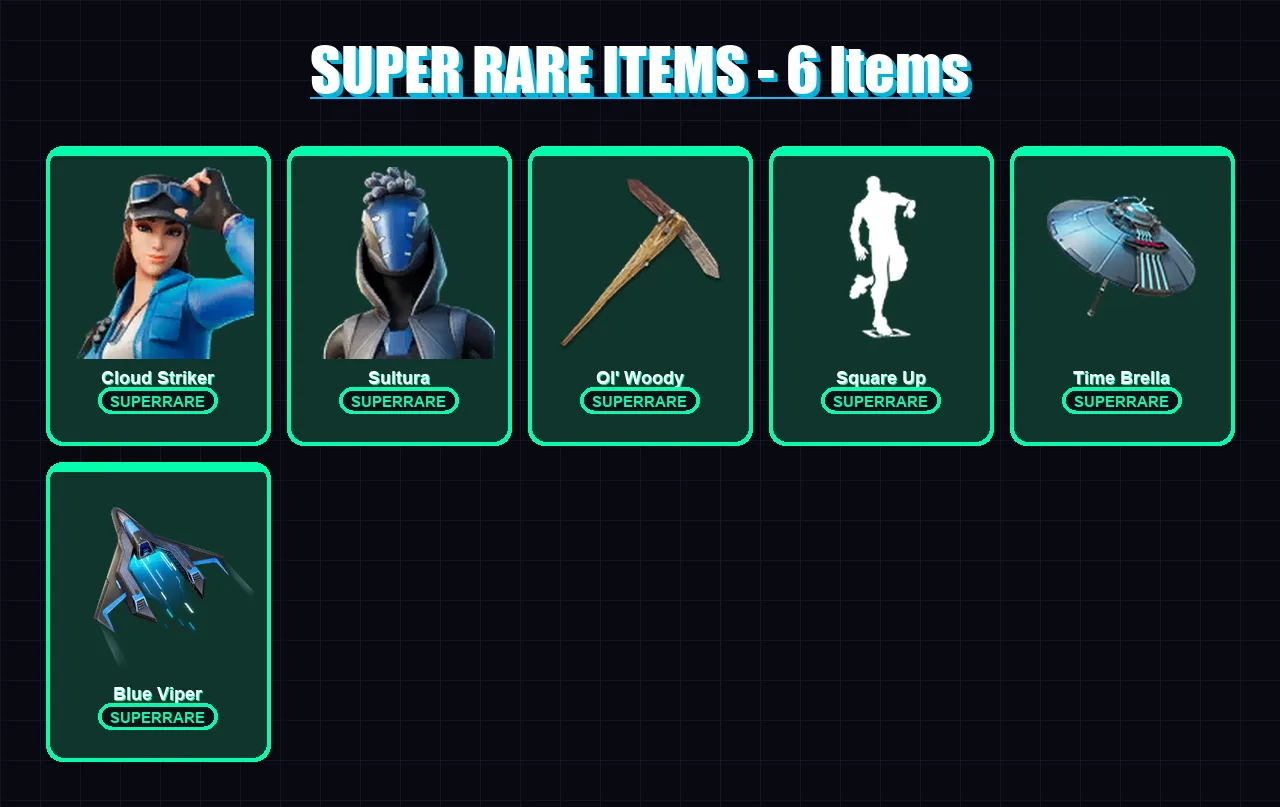 [PS4/PS5/XBOX/PC] | Cloud Striker | Sultura | Nezumi | Valeria | The Cube Queen | 87 skin | 121 pickaxe | 121 emote | 112 glider | Lv2469 — Fortnite account