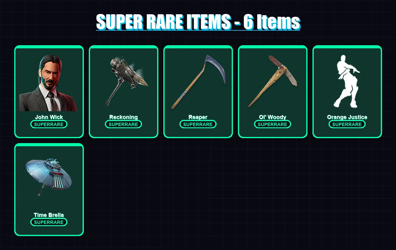 [PS4/PS5/PC] | John Wick | LBC '93 Dogg | The Weeknd Combat | The Weeknd | Slayer Juice WRLD | 50 skin | 65 pickaxe | 41 emote | 35 glider | Lv495