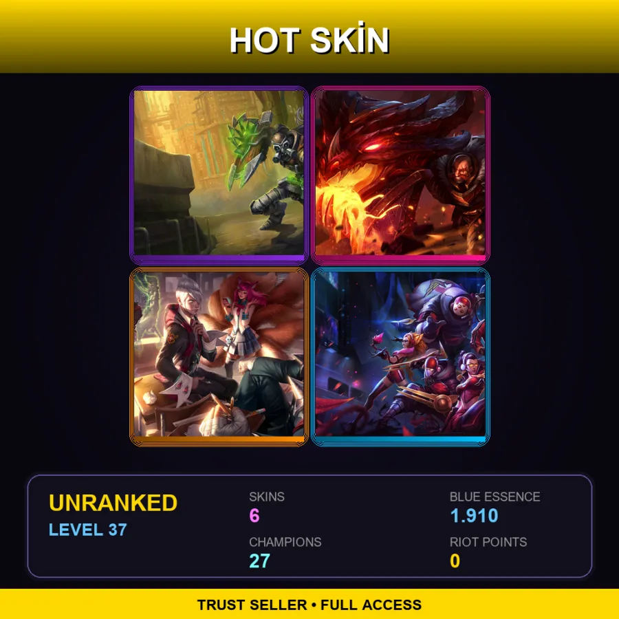 LAS | Lv37 | Unranked | 6 Skin | 27 Champ — Dragonslayer Braum