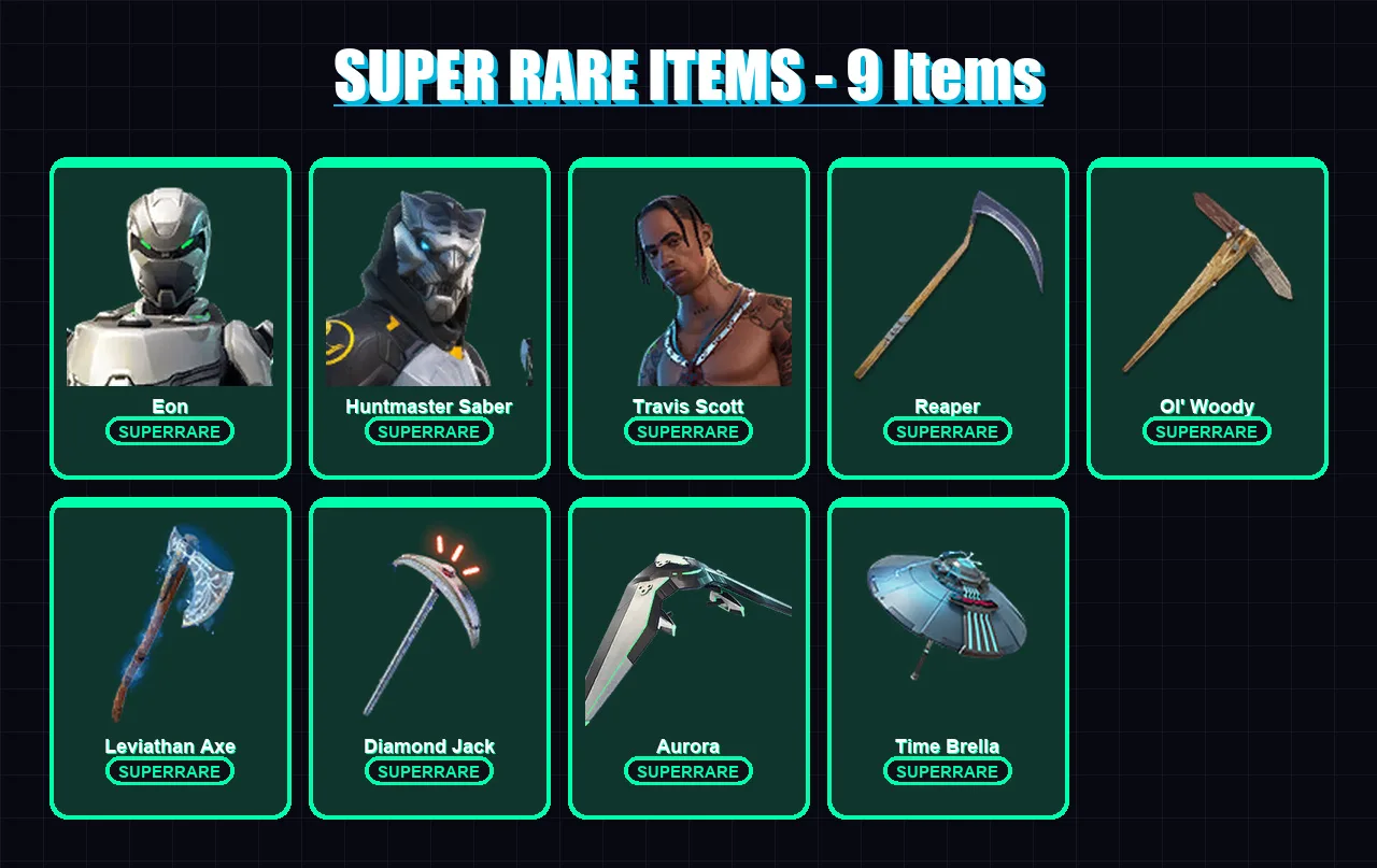 [PC/XBOX/PSN] | Eon | Huntmaster Saber | Travis Scott | Lynx | Kymera | 162 skin | 174 pickaxe | 135 emote | 131 glider | Lv1731 — Fortnite account