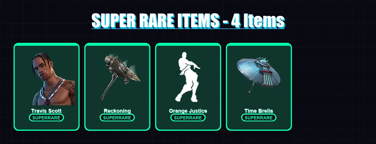 [PC/PSN] | Travis Scott | Lynx | Hybrid | The Ice King | Fusion | 70 skin | 95 pickaxe | 89 emote | 105 glider | Lv1443