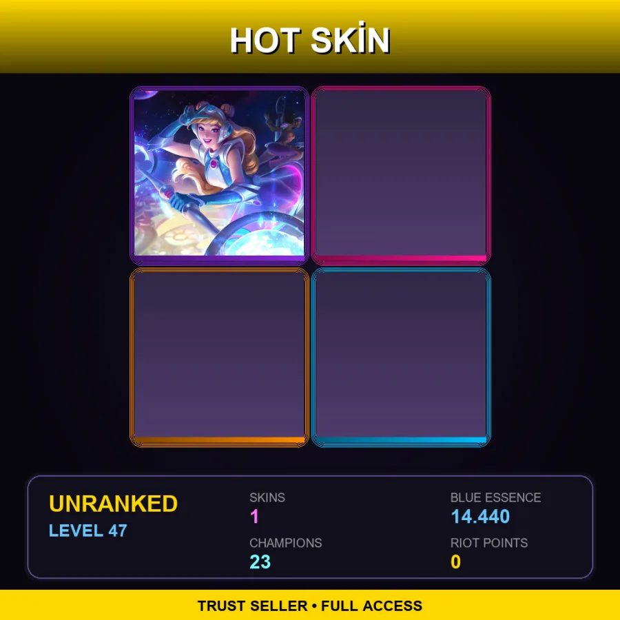 LAS | Lv47 | Unranked | 1 Skin | 23 Champ