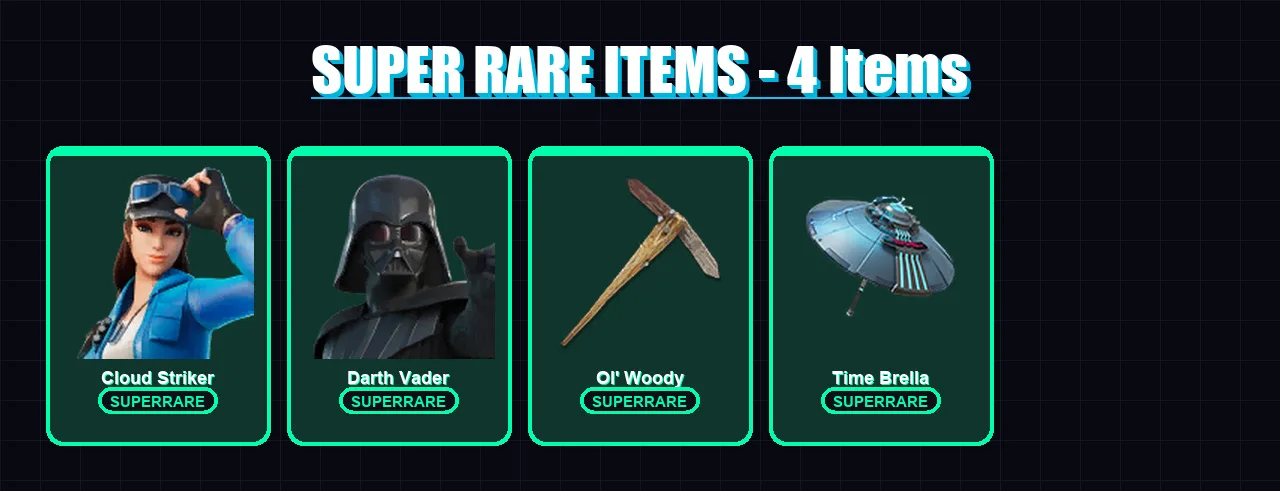 [PC/XBOX/PSN] | Cloud Striker | Darth Vader | The Cube Queen | Alli | Spectra Knight | 218 skin | 222 pickaxe | 151 emote | 190 glider | Lv2876 — Fortnite account