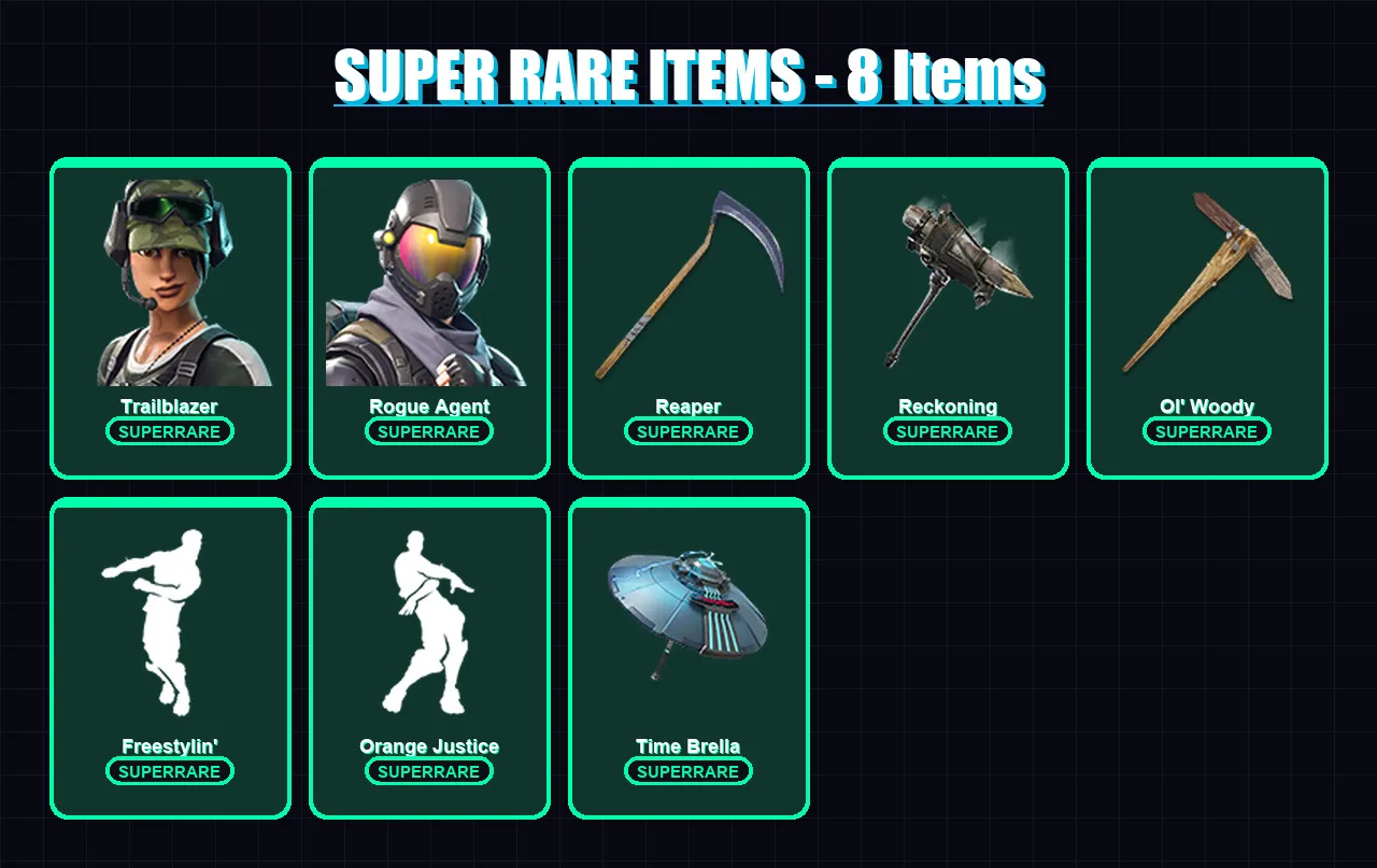 [PC/PSN] | Trailblazer | Rogue Agent | The Prisoner | Midas | Zenith | 121 skin | 112 pickaxe | 109 emote | 79 glider | Lv1208