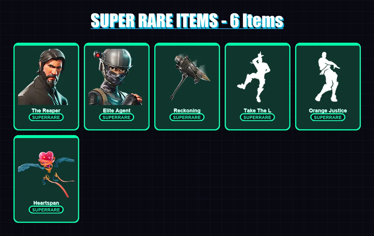 [PC/PSN] | The Reaper | Elite Agent | Carbide | Valor | Calamity | 21 skin | 19 pickaxe | 26 emote | 23 glider | Lv295