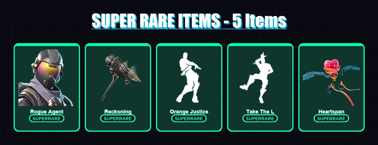 [PC/XBOX/PSN] | Rogue Agent | Valor | The Visitor | Omega | Drift | 22 skin | 18 pickaxe | 25 emote | 27 glider | Lv420