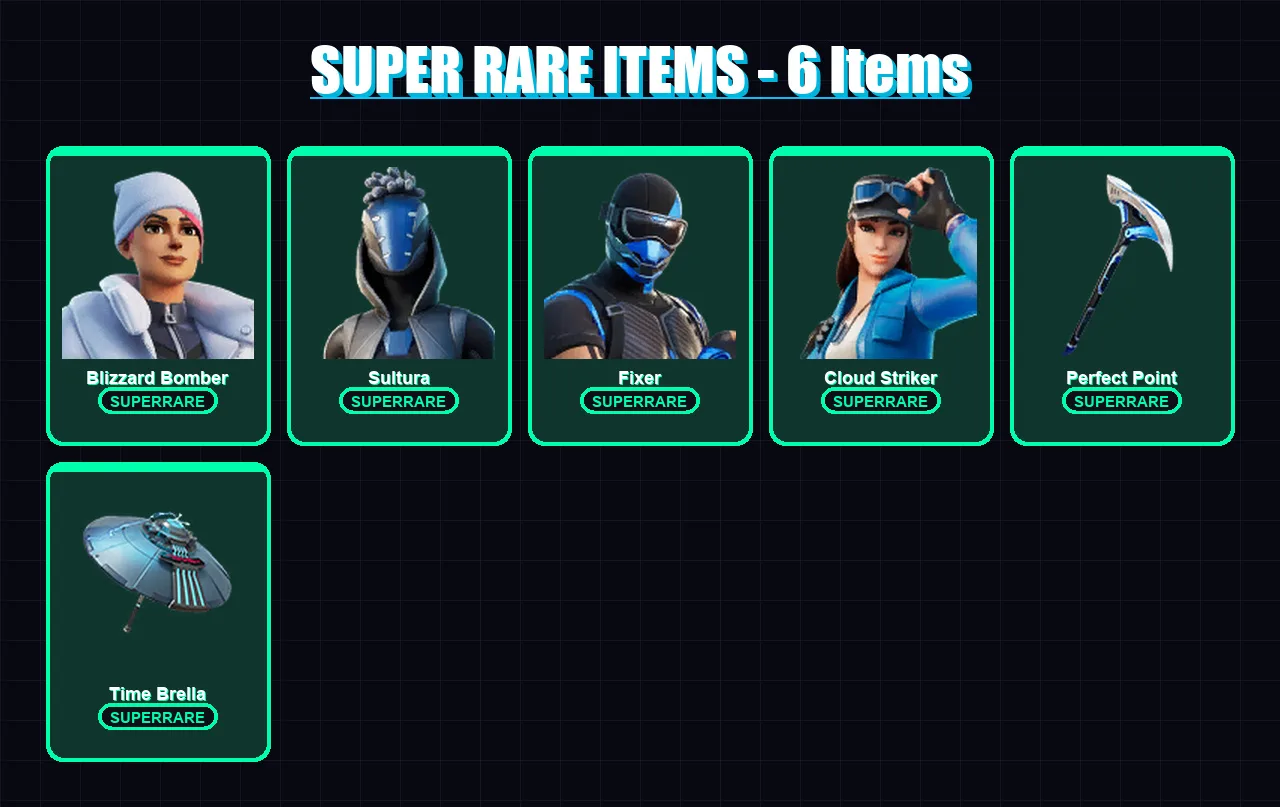 [PC/XBOX] | Blizzard Bomber | Sultura | Fixer | Cloud Striker | Valeria | 102 skin | 167 pickaxe | 135 emote | 145 glider | Lv2828 — Fortnite account