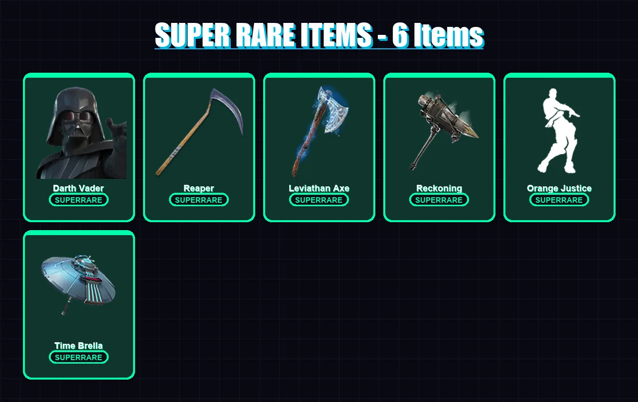 [PC/XBOX/PSN] | Darth Vader | The Ice King | Singularity | Drift | Fusion | 103 skin | 107 pickaxe | 98 emote | 109 glider | Lv1570