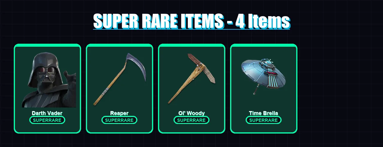 [PS4/PS5/XBOX/PC] | Darth Vader | Mizuki | Blaze | Valeria | The Imagined | 243 skin | 306 pickaxe | 184 emote | 206 glider | Lv4119