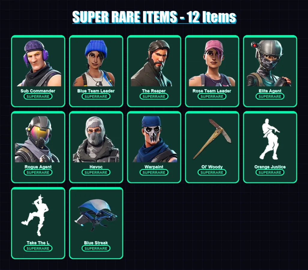 [PS4/PS5/XBOX/PC] | Sub Commander | Blue Team Leader | The Reaper | 15 skin | Lv132