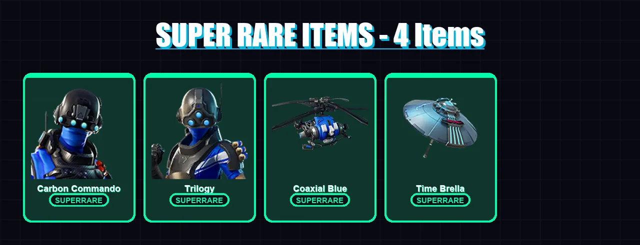 [PC/XBOX] | Carbon Commando | Trilogy | Sentinel | Rox | Peter Griffin | 48 skin | 56 pickaxe | 47 emote | 45 glider | Lv550