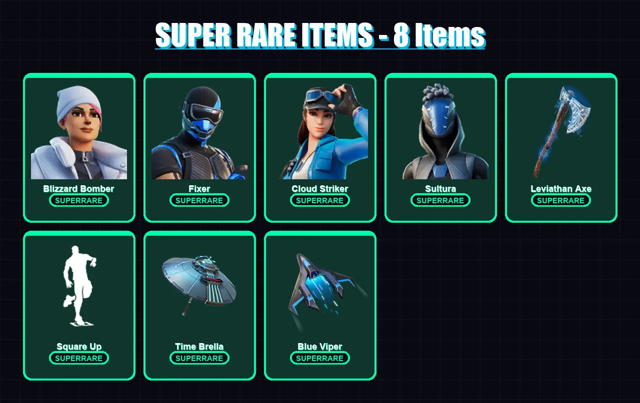 [PC/XBOX/PSN] | Blizzard Bomber | Fixer | Cloud Striker | Sultura | Mandalorian | 129 skin | 170 pickaxe | 97 emote | 118 glider | Lv2393 — Fortnite account