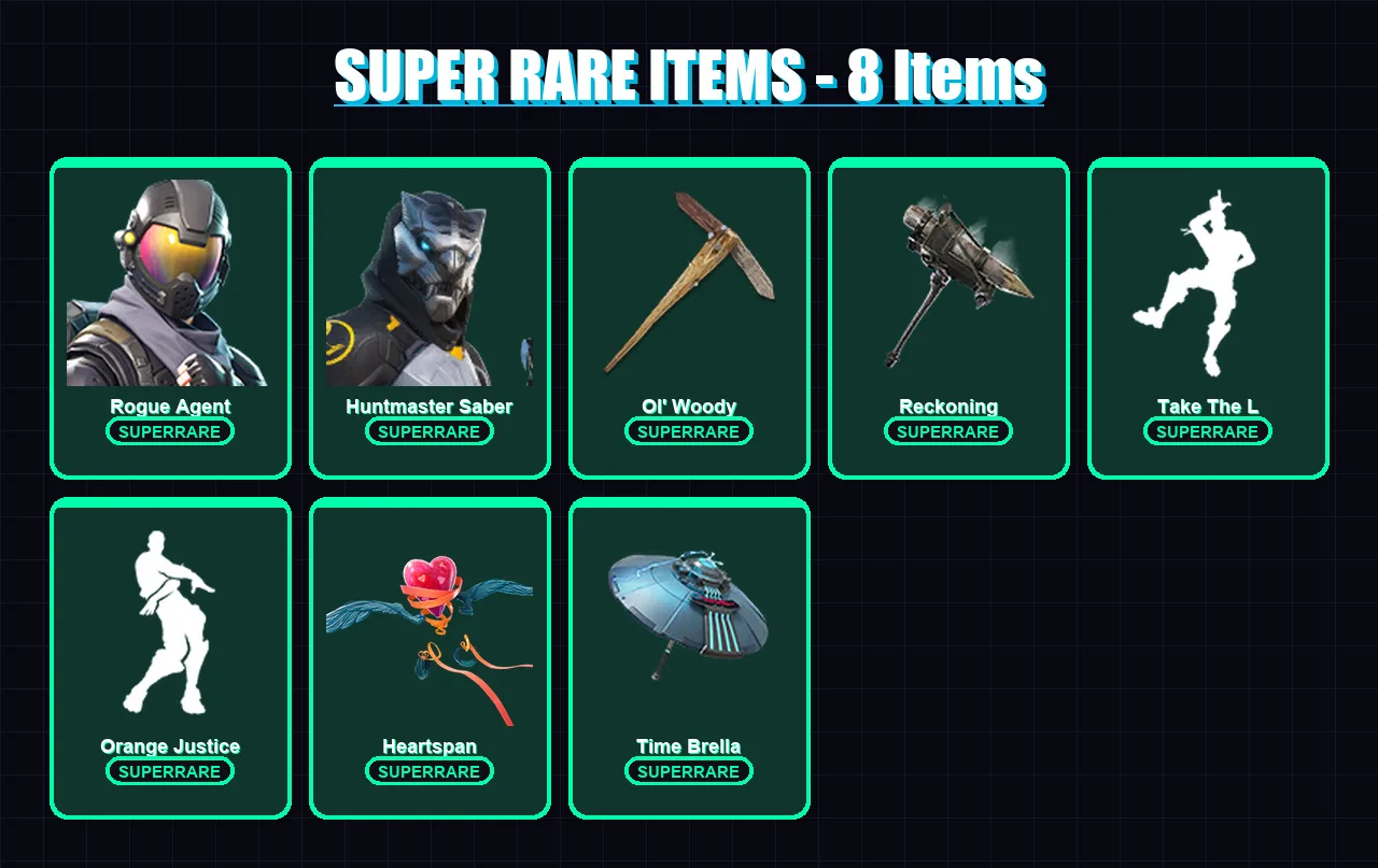 [PC/PSN] | Rogue Agent | Huntmaster Saber | Drift | Frozen Love Ranger | Gear Specialist Maya | 88 skin | 100 pickaxe | 78 emote | 102 glider | Lv13 — Fortnite account