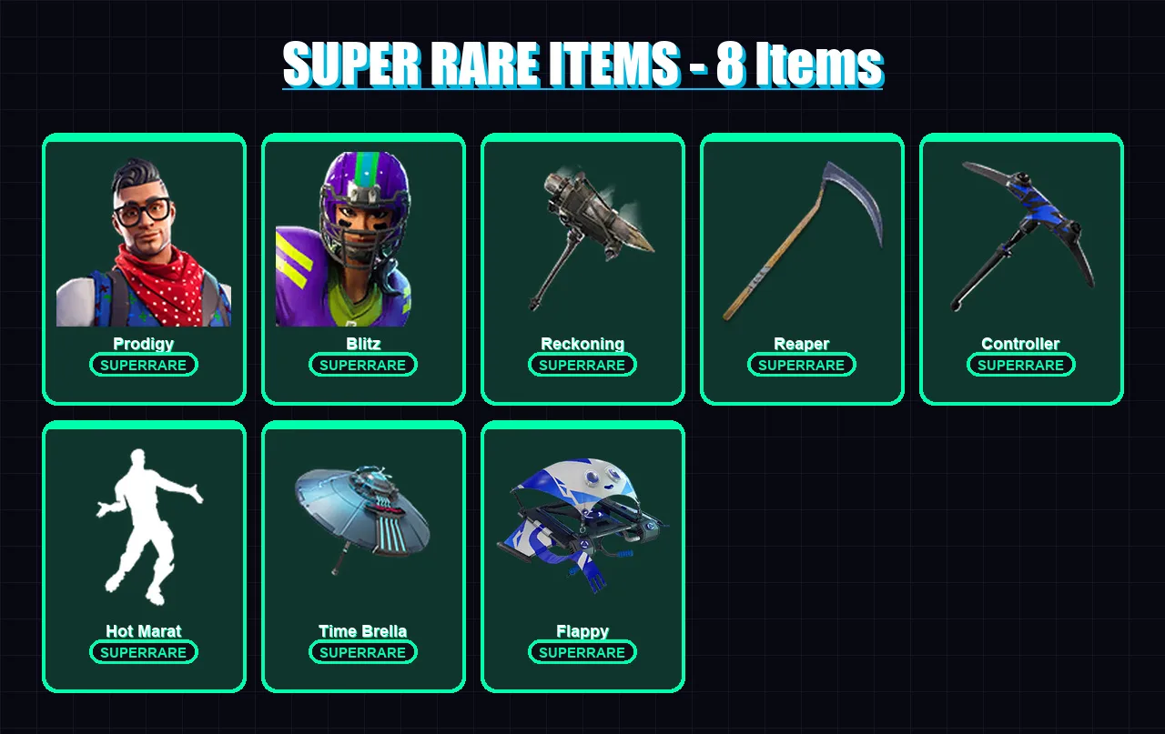 [PC/XBOX] | Prodigy | Blitz | A.I.M. | Lynx | The Ice King | 67 skin | 34 pickaxe | 36 emote | 34 glider | Lv353