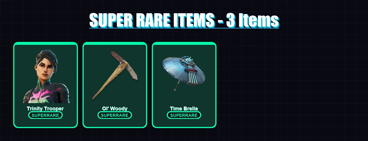[PC/XBOX/PSN] | Trinity Trooper | Valeria | Spectra Knight | Peter Griffin | Omegarok | 62 skin | 72 pickaxe | 72 emote | 56 glider | Lv1010