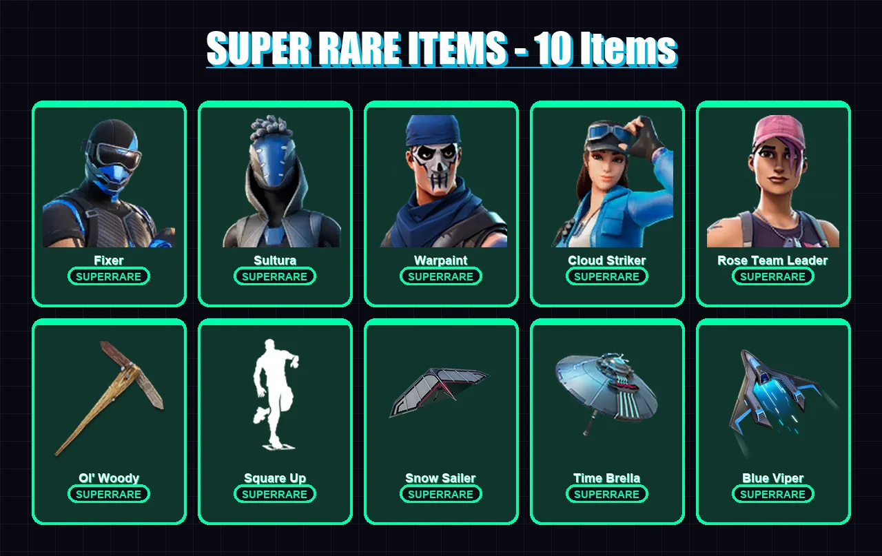 [PS4/PS5/XBOX/PC] | Fixer | Sultura | Warpaint | Cloud Striker | Rose Team Leader | 106 skin | 123 pickaxe | 117 emote | 107 glider | Lv1467 — Fortnite account