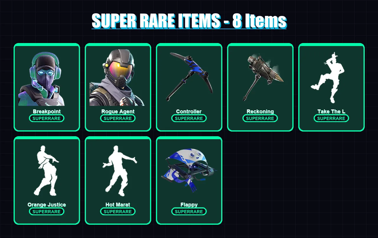[PS4/PS5/XBOX/PC] | Breakpoint | Rogue Agent | Valor | Lynx | Gear Specialist Maya | 83 skin | 62 pickaxe | 85 emote | 62 glider | Lv935