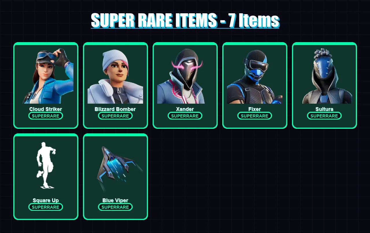 [PC/XBOX/PSN] | Iconic Kim Kardashian | Lara Croft | Cloud Striker | Blizzard Bomber | Xander | 54 skin | 117 pickaxe | 76 emote | 83 glider | Lv130
