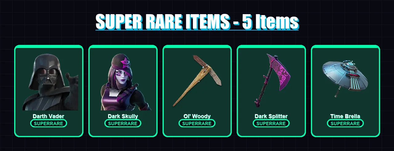 [PC/XBOX/PSN] | Darth Vader | Dark Skully | Spire Assassin | Snap | Valeria | 159 skin | 191 pickaxe | 107 emote | 136 glider | Lv2088 — Fortnite account