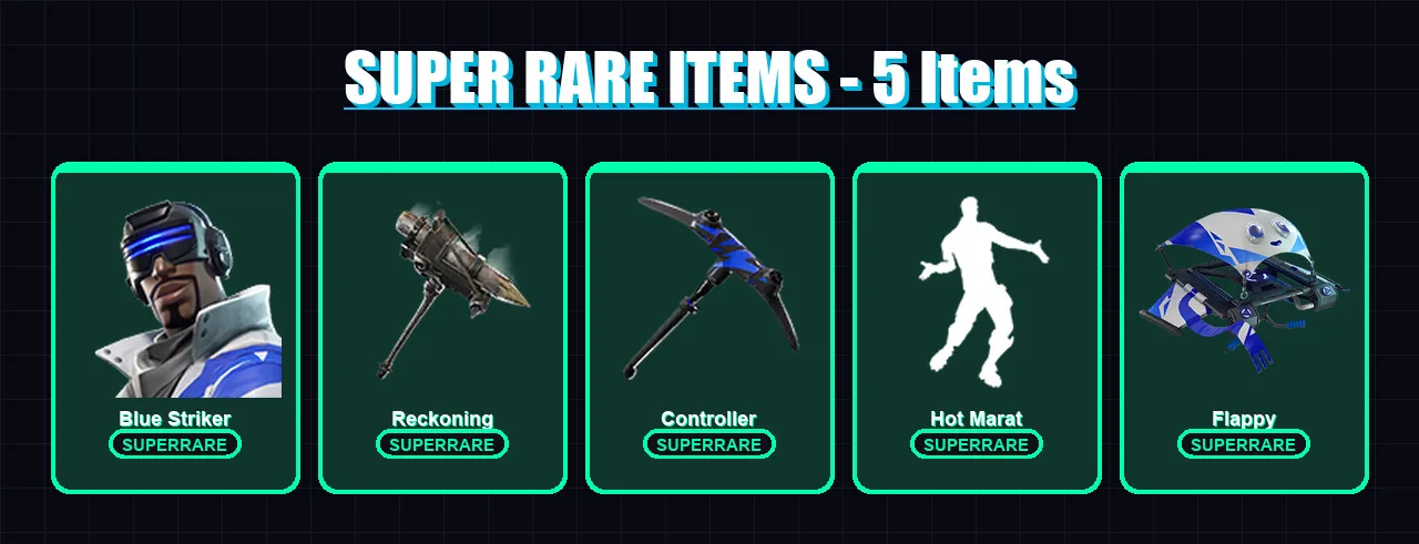 [PS4/PS5/XBOX/PC] | Blue Striker | Zenith | Calamity | Drift | Lynx | 17 skin | 10 pickaxe | 12 emote | 13 glider | Lv184