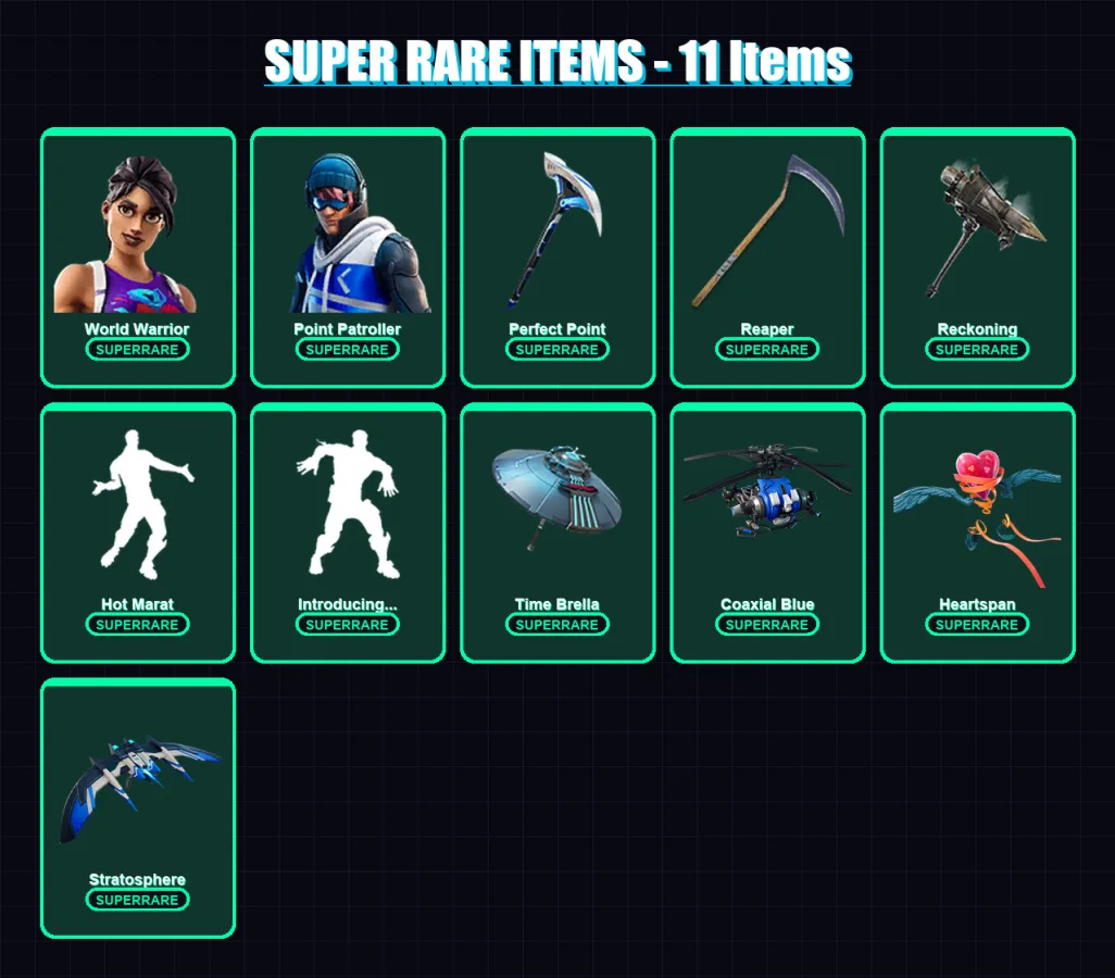 [PC/XBOX] | World Warrior | Point Patroller | Fusion | Frozen Red Knight | Kymera | 48 skin | 75 pickaxe | 75 emote | 77 glider | Lv1627