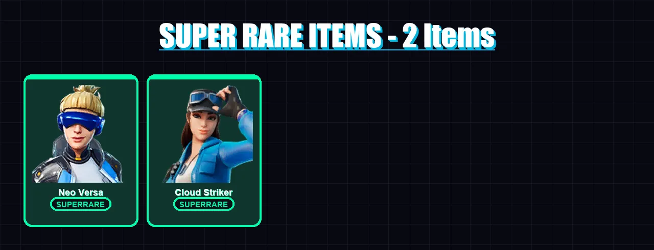 [PS4/PS5/XBOX/PC] | Neo Versa | Cloud Striker | Polar Peely | Luminos | Krisabelle | 5 skin | 19 pickaxe | 21 emote | 20 glider | Lv620