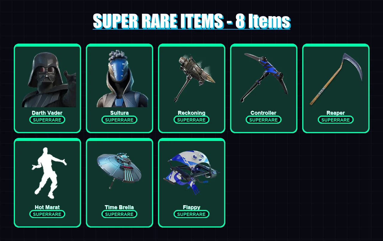 [PS4/PS5/PC] | Darth Vader | Sultura | Kymera | Calamity | Snap | 156 skin | 176 pickaxe | 156 emote | 163 glider | Lv2674 — Fortnite account