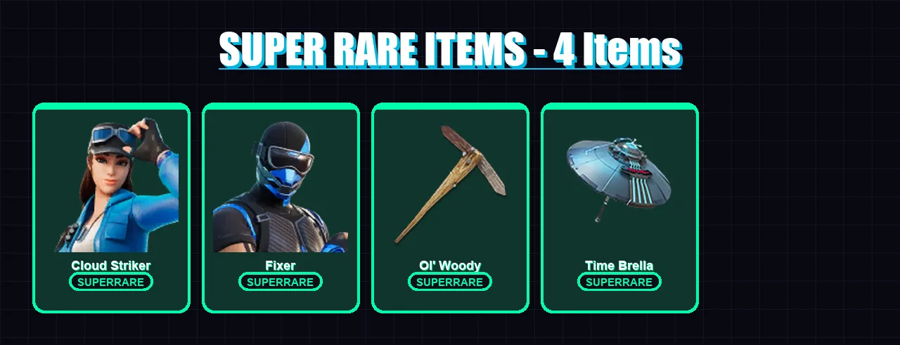 [PS4/PS5/XBOX/PC] | Cloud Striker | Fixer | Joltara | Mecha Cuddle Master | Mandalorian | 82 skin | 156 pickaxe | 88 emote | 98 glider | Lv2049