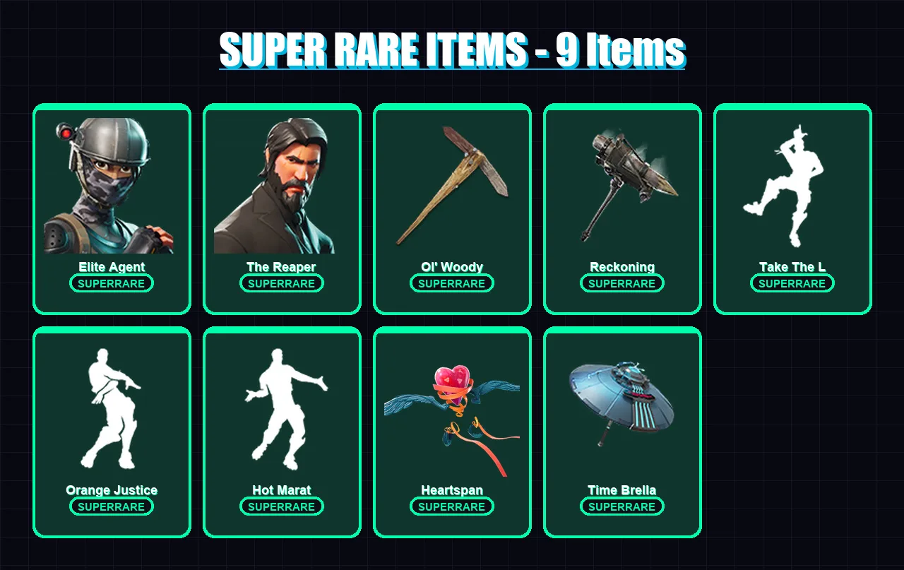 [PC/PSN] | Elite Agent | The Reaper | The Ice King | Omega | Dark Voyager | 86 skin | 90 pickaxe | 94 emote | 95 glider | Lv1464