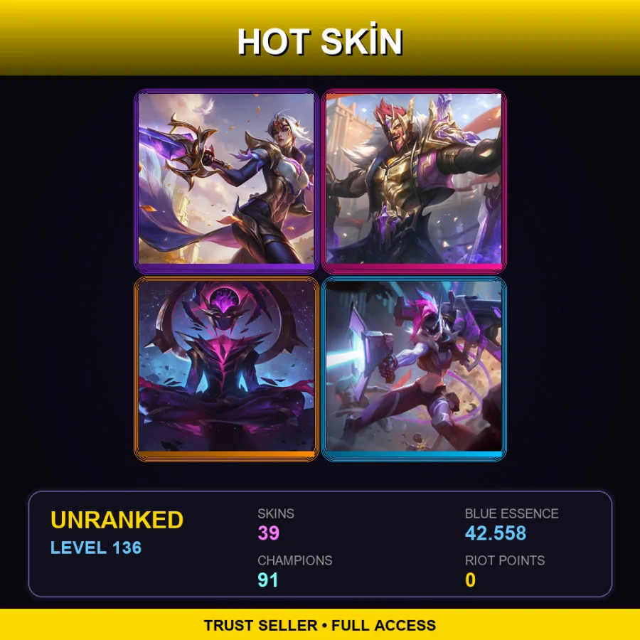 LAS | Lv136 | Unranked | 39 Skin | 91 Champ — Flora Fatalis Soraka