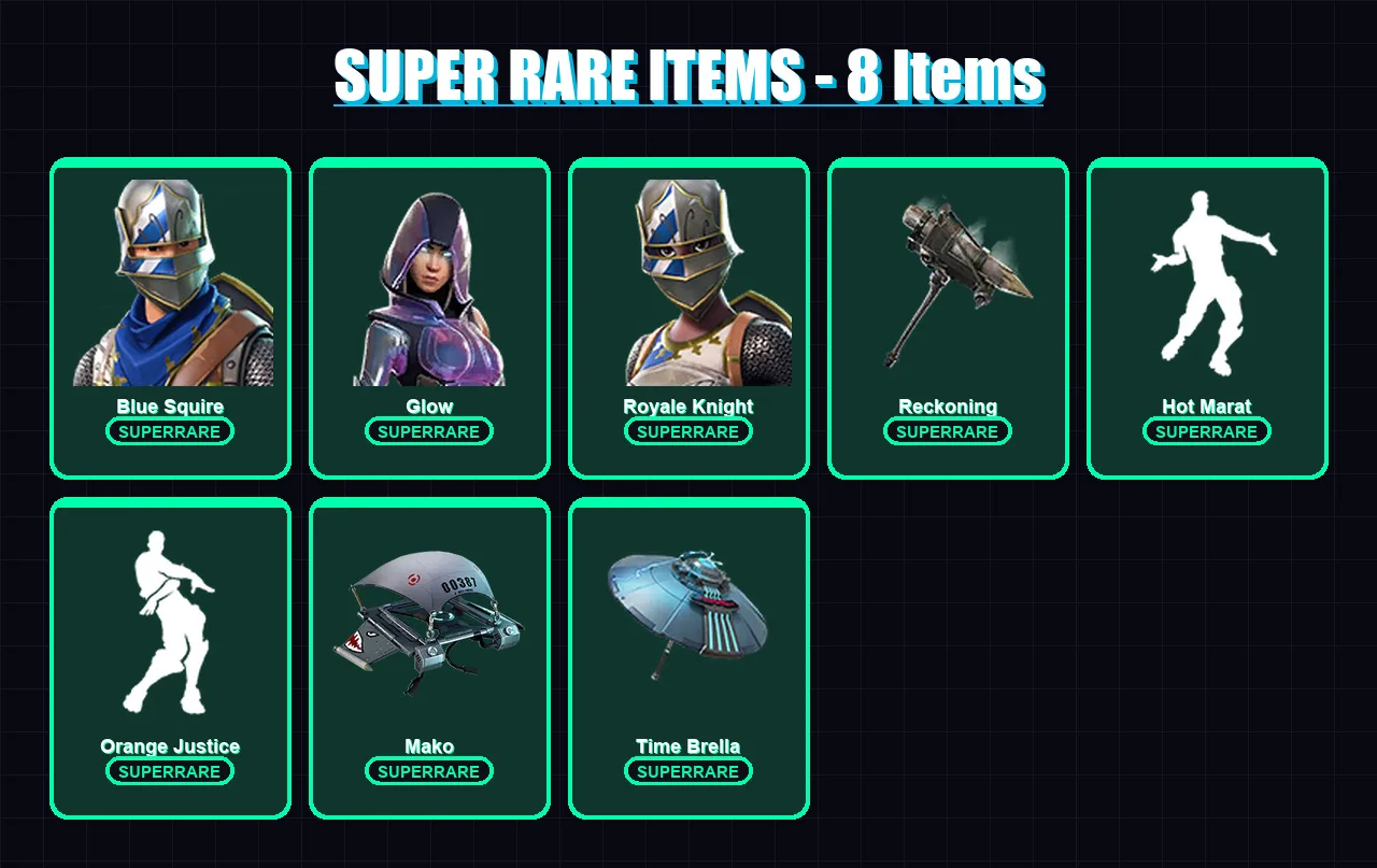 [PC/XBOX/PSN] | Blue Squire | Glow | Royale Knight | Fade | The Prisoner | 97 skin | 104 pickaxe | 107 emote | 113 glider | Lv1584 — Game account