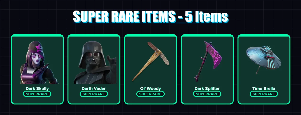 [PC/PSN] | Dark Skully | Darth Vader | Era | Malik | Mizuki | 89 skin | 123 pickaxe | 87 emote | 96 glider | Lv1463