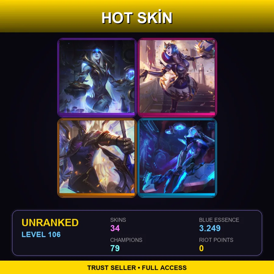 SG | Lv106 | Unranked | 34 Skin | 79 Champ — Nutcracko