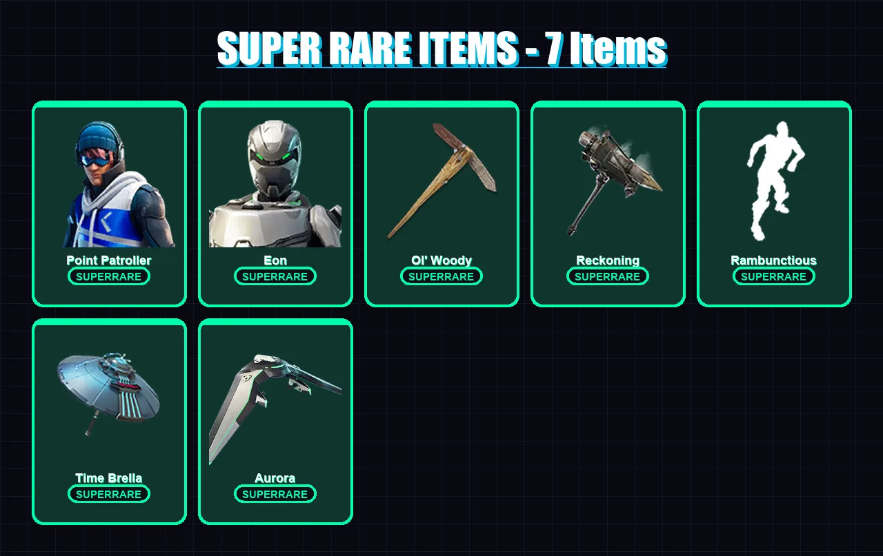 [PC] | Point Patroller | Eon | Zenith | Gear Specialist Maya | Deadpool | 64 skin | 59 pickaxe | 83 emote | 64 glider | Lv732