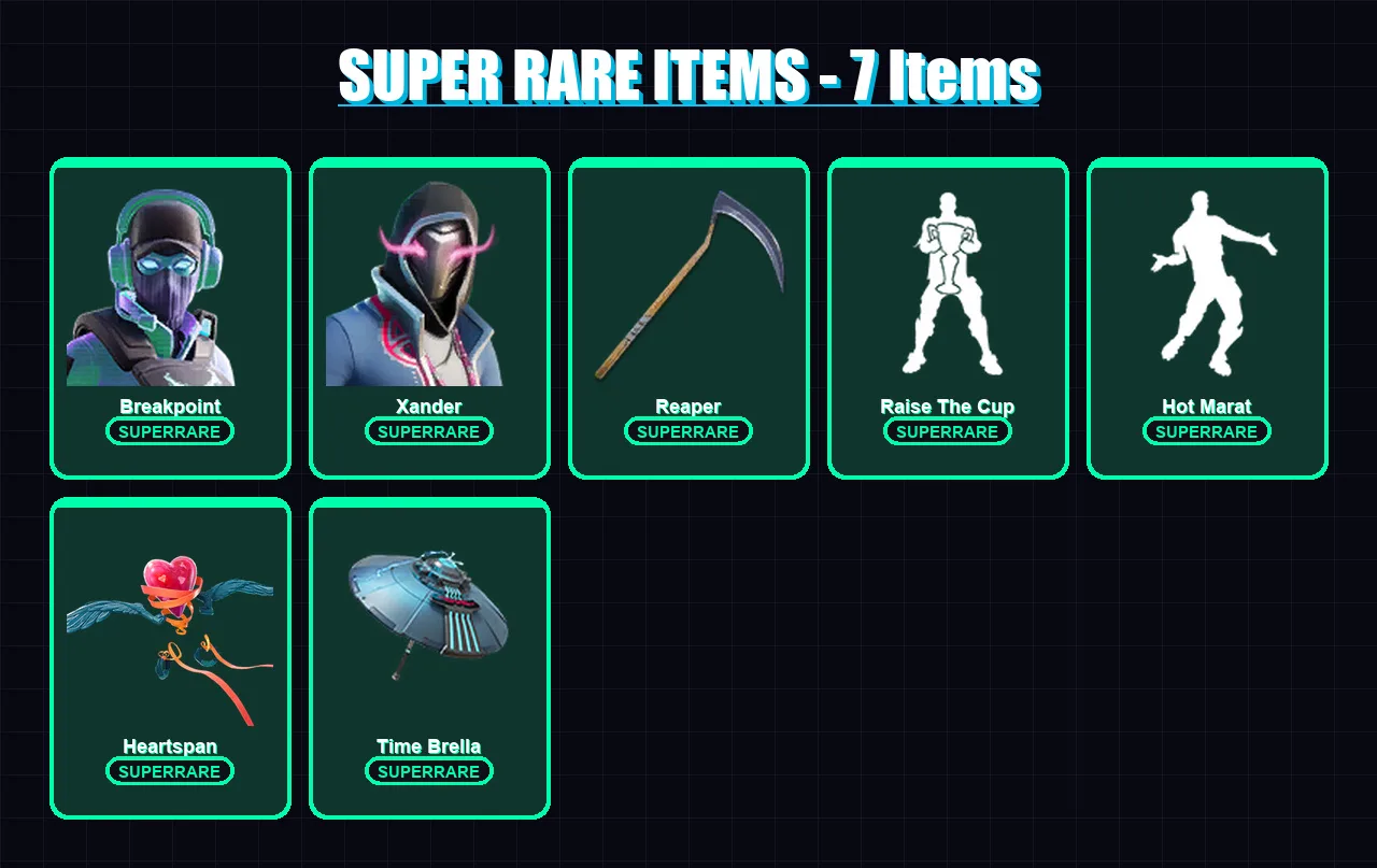 [PC/XBOX/PSN] | Breakpoint | Xander | The Scientist | Luxe | Blackheart | 68 skin | 101 pickaxe | 85 emote | 105 glider | Lv2044