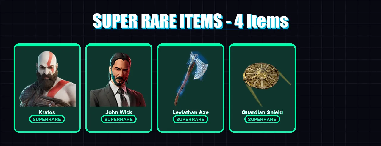 [PC/XBOX/PSN] | Kratos | John Wick | Raz | Alli | Mecha Cuddle Master | 15 skin | 14 pickaxe | 10 emote | 13 glider | Lv111