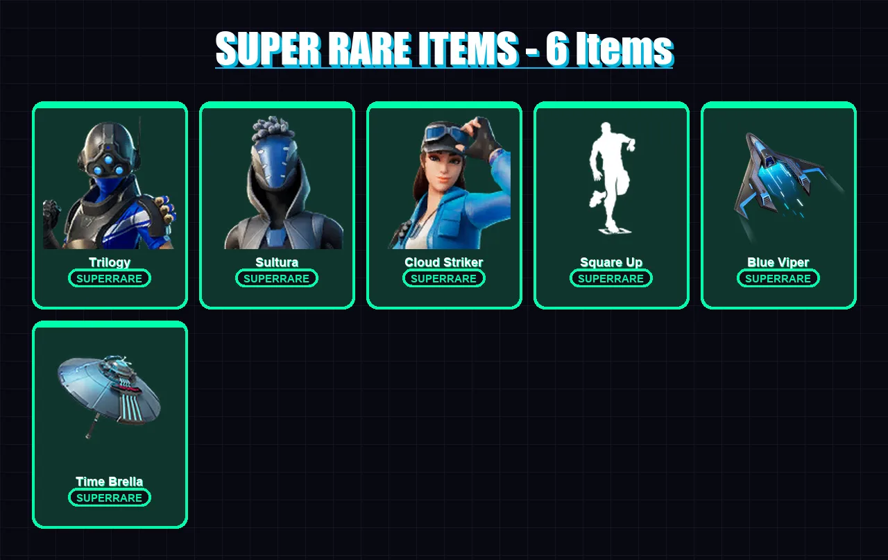 [PS4/PS5/XBOX/PC] | Trilogy | Sultura | Cloud Striker | Hybrid | Sentinel | 67 skin | 95 pickaxe | 77 emote | 83 glider | Lv1486