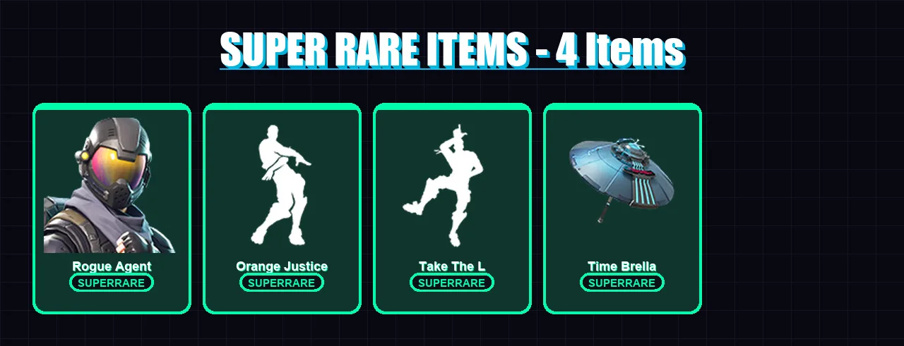 [PS4/PS5/PC] | Rogue Agent | Dark Voyager | Carbide | Love Ranger | Mission Specialist | 11 skin | 27 pickaxe | 23 emote | 30 glider | Lv445