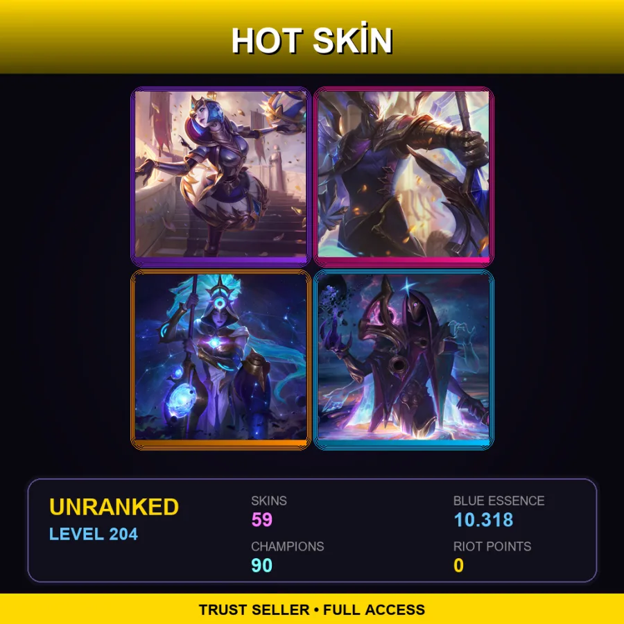 SG | Lv204 | Unranked | 59 Skin | 90 Champ — Renektoy