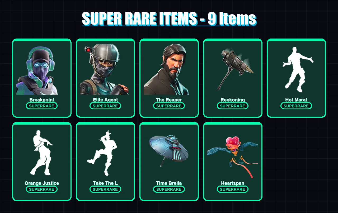 [PC/PSN] | Breakpoint | Elite Agent | The Reaper | Dark Voyager | Luxe | 210 skin | 175 pickaxe | 143 emote | 147 glider | Lv1934 — Fortnite account