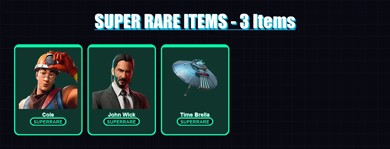 [PC/PSN] | Cole | John Wick | Red Knight | Hades | Peter Griffin | 86 skin | 156 pickaxe | 94 emote | 101 glider | Lv1850 — Fortnite account